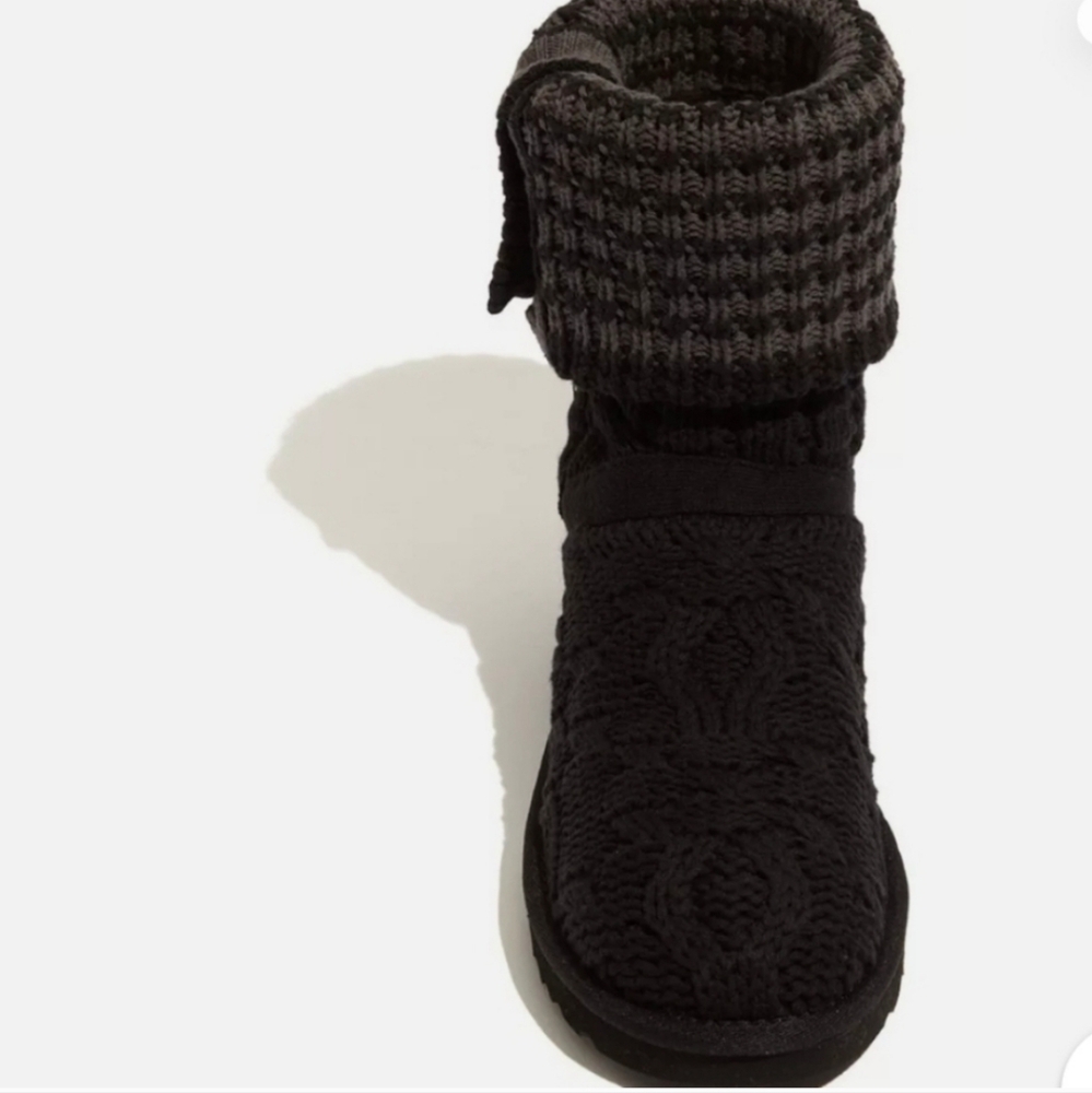 UGG Women's Black Knit Boots